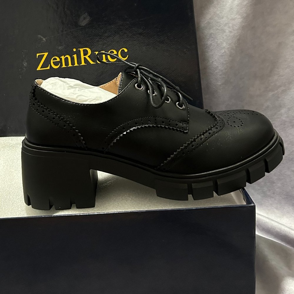 Brand New Platform Lace up Oxfords